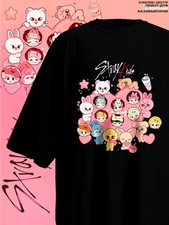 Stray Kids футболка стрей кидс K-Pop Fans 215648588 купить за 760 ₽ в интернет-магазине Wildberries