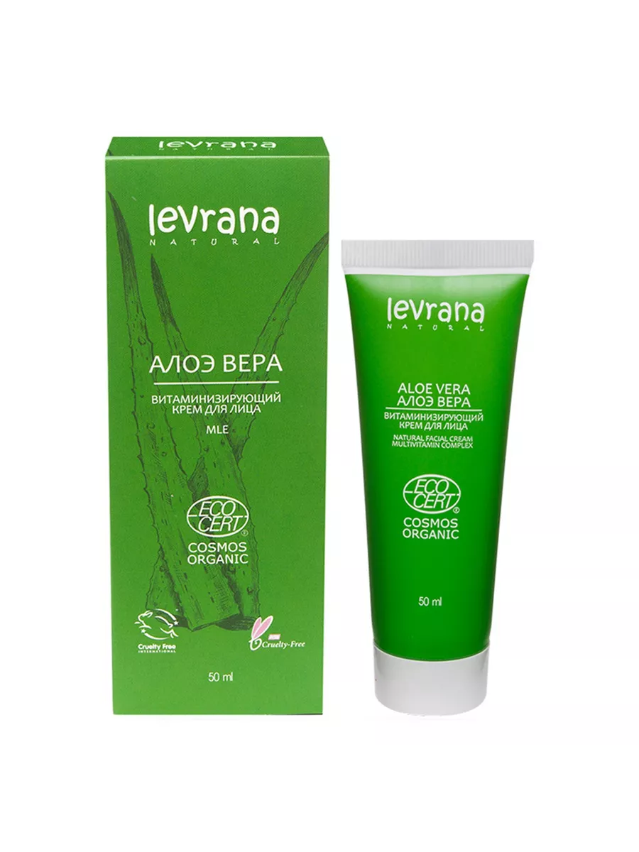 Крем для лица LEVRANA Крем для лица витаминизирующий Алоэ Вера Aloe Vera Natural Facial Cream