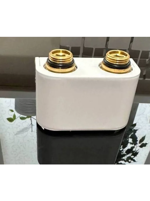 ABA SYSTEM Белая декоративная крышка для мультифлекса радиатора, белый, фото 3