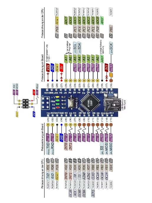 Arduino NANO V3.0 ATmega 328PB / USB Type-C / Ножки не припаяны, вариант, фото 3