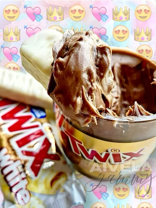 Twix Для взрослых и детей шоколадная паста Твикс с печеньем, вариант, фото 2