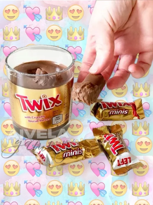 Twix Для взрослых и детей шоколадная паста Твикс с печеньем, вариант, фото 4
