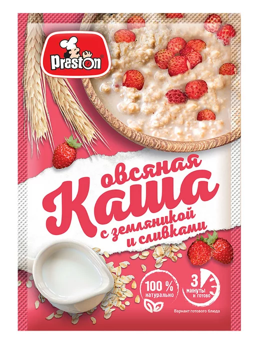 Preston Каша овсяная Ассорти 10 вкусов, 20 штук по 37г, 37 г, фото 5