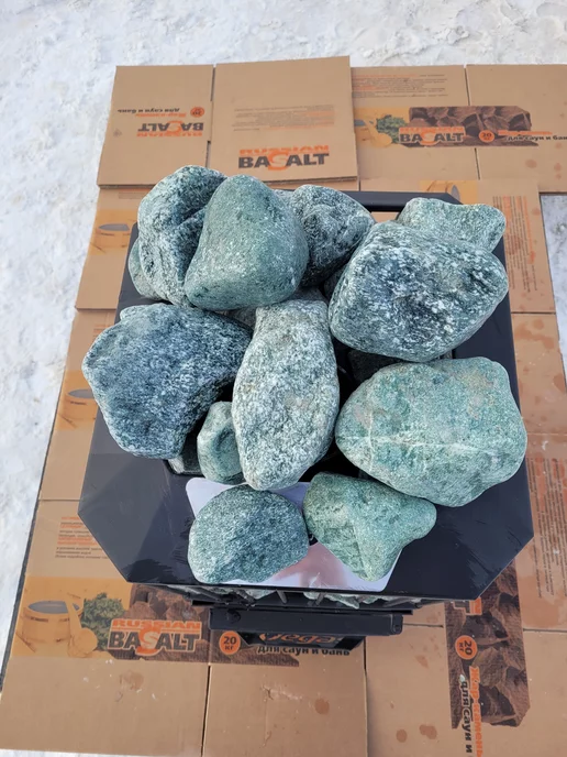 bazaltsite Жадеит галтованный Делюкс размер 10-18 см 10 кг, 10 кг, фото 4