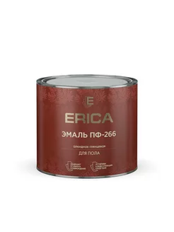 Эмаль Erica ПФ-266, красно-коричневая, 1,8 кг ПРЕСТИЖ 215758071 купить за 523 ₽ в интернет-магазине Wildberries