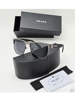 солнцезащитные очки с поляризацией Prada 215774576 купить за 1 815 ₽ в интернет-магазине Wildberries