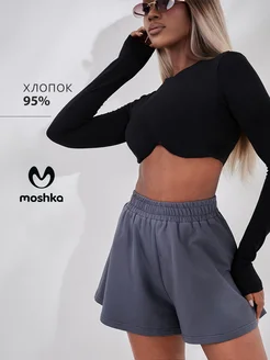 Шорты летние трикотажные MOSHKA 215807960 купить за 1 308 ₽ в интернет‑магазине Wildberries