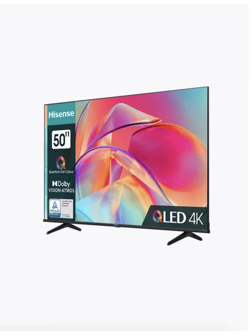 HISENSE Телевизор, смарт, 50 дюймов 50E7NQ QLED 4K, черный, фото 4
