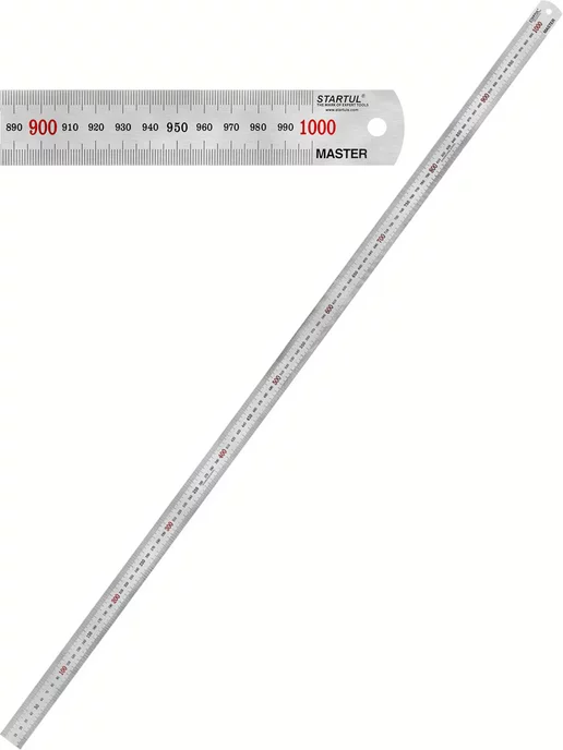 startul Линейка металлическая 1 метр двусторонняя ST3500-100, 1 м, фото 4
