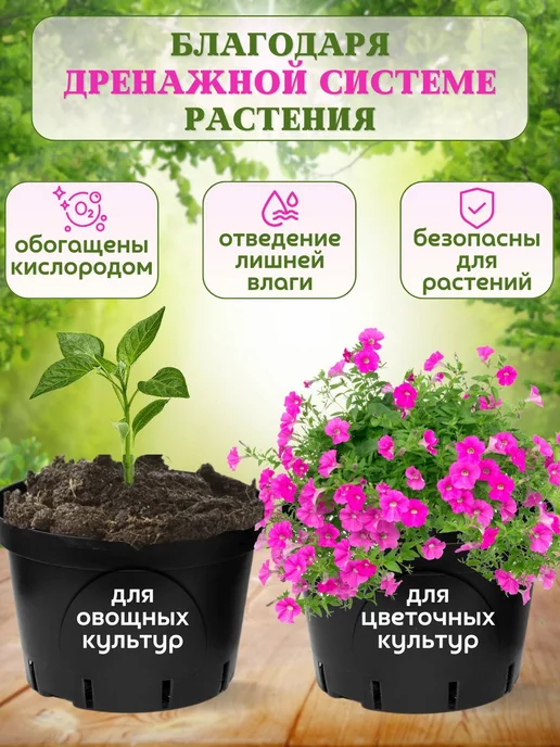 MGS Production Горшки для рассады 3литра, 10 шт, 10 шт, фото 3