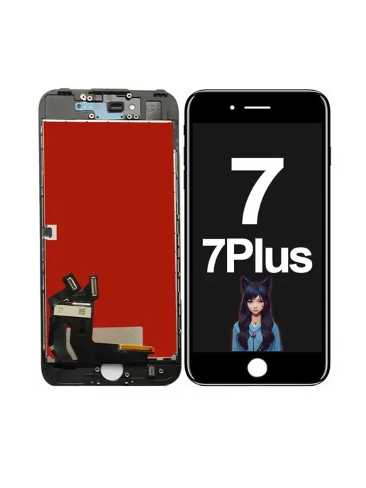 Экран для iPhone 7 Plus черный Дисплей для iPhone 7 Plus в сборе с тачскрином Черный