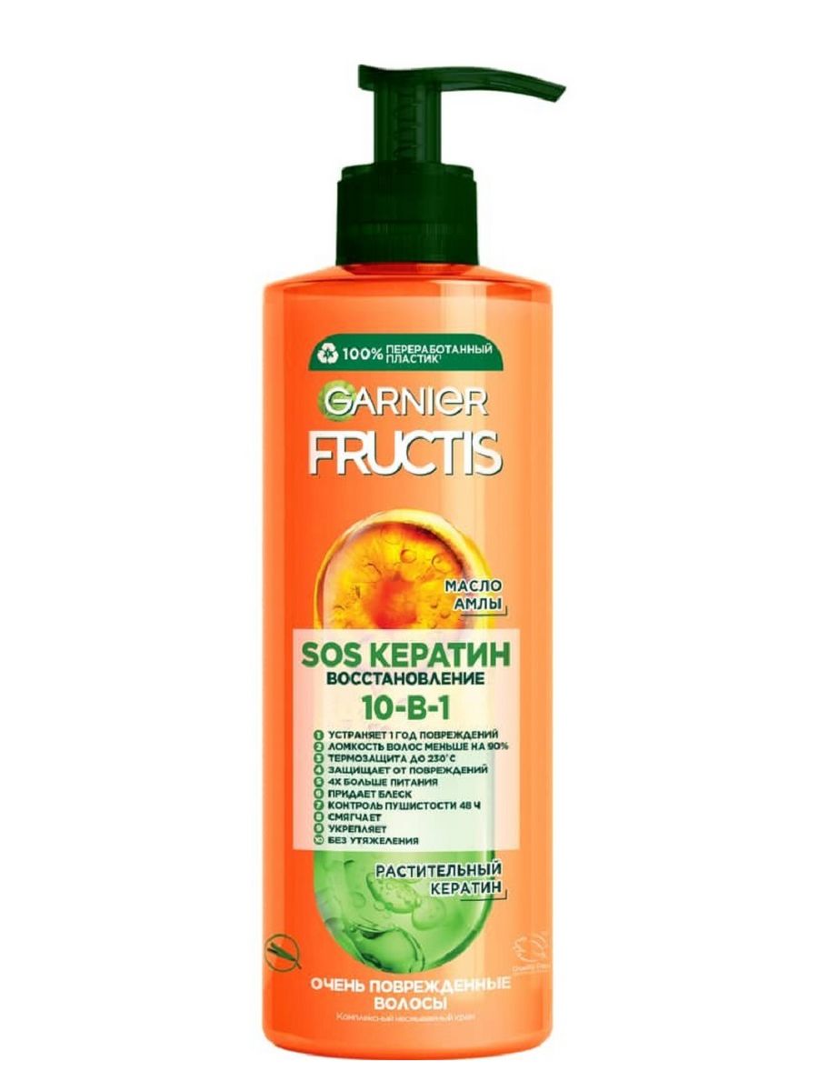 Гарньер сос отзывы. Fructis SOS спасатель волос 10 в 1 400 мл. Fructis крем для волос 10 в 1. Garnier Fructis SOS 400 мл. Фруктис 10 в 1 крем.