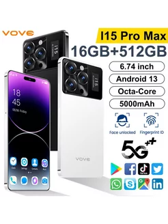 5G-смартфон i15 Pro max русское меню Android vove 216181920 купить за 9 486 ₽ в интернет-магазине Wildberries