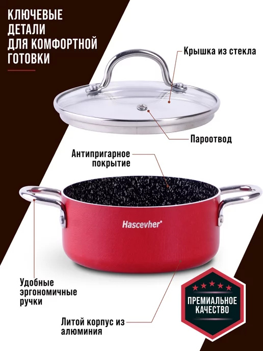 Набор кастрюль 5 штук - фото 5