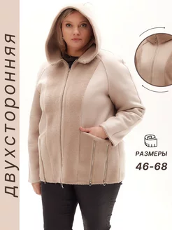 Дубленка зимняя двухсторонняя с капюшоном Wool Knitwear 216272000 купить за 12 223 ₽ в интернет-магазине Wildberries