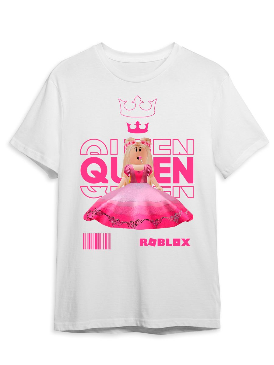 Футболка Роблокс Квин Roblox Queen Королева Роблокс Каждому Своё Bloggers  216275711 купить за 1 039 ₽ в интернет-магазине Wildberries