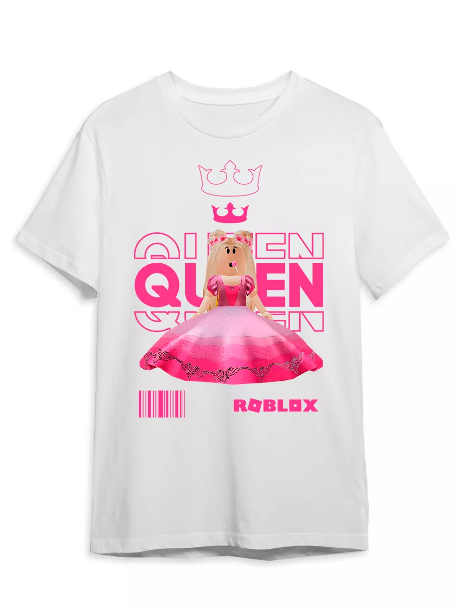 Футболка Роблокс Квин Roblox Queen Королева Роблокс Каждому Своё Bloggers  216275711 купить за 869 ₽ в интернет-магазине Wildberries