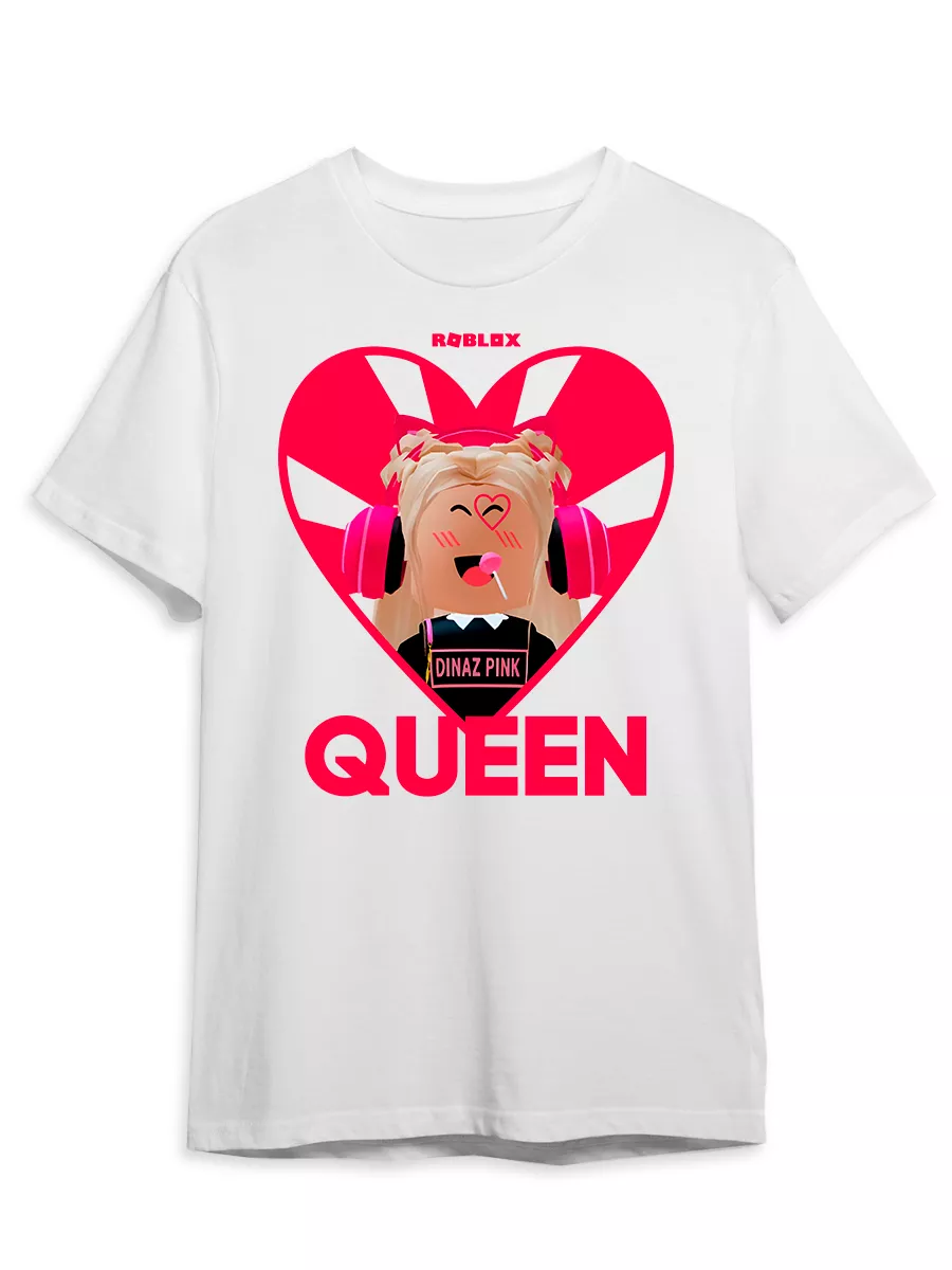 Футболка Роблокс Квин Roblox Queen Королева Роблокс Каждому Своё Bloggers  216275713 купить за 1 124 ₽ в интернет-магазине Wildberries