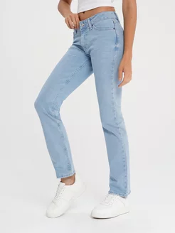 Классические прямые джинсы ТВОЕ 216287729 купить за 1 423 ₽ в интернет-магазине Wildberries