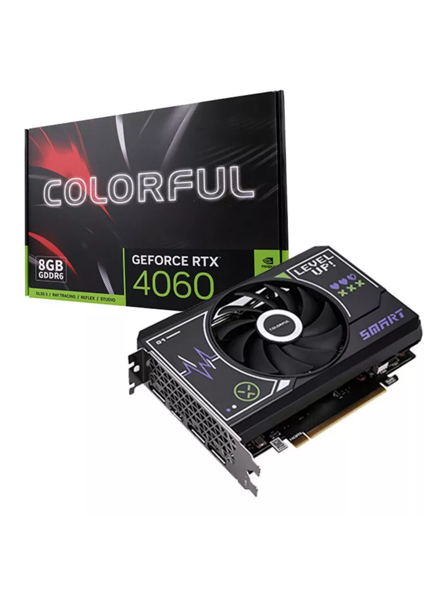 Видеокарта GeForce RTX 4060 Mini 8GB-V Colorful 216343392 купить за 32 531  ₽ в интернет-магазине Wildberries