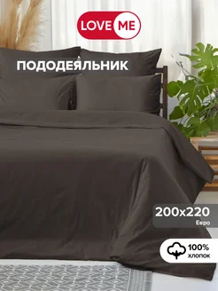 Пододеяльник евро 200х220 см, хлопок 100% LoveME 216349700 купить за 1 316 ₽ в интернет-магазине Wildberries