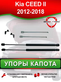 Газовый упор капота Kia Ceed (ll) JD 2012-2018 АВТОПРОСТАВКА 216364990 купить за 2 913 ₽ в интернет-магазине Wildberries