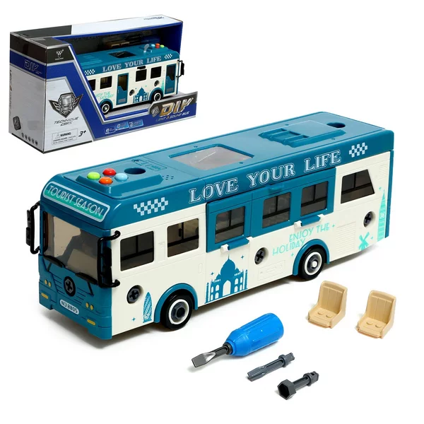 Развивающий конструктор Автобус