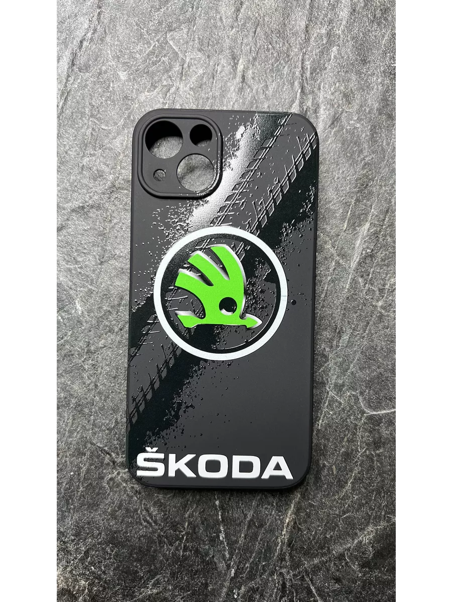 Чехол на iPhone 15 Plus с автомобильным принтом Skoda GOODYFON 216460391  купить за 403 ₽ в интернет-магазине Wildberries