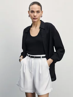 Шорты бермуды классические с защипами летние ZARINA 216539787 купить за 1 286 ₽ в интернет‑магазине Wildberries