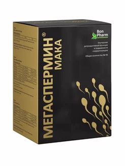 Мегаспермин Мака, 60 таблеток и 30 капсул BonPharm 216566143 купить за 12 393 ₽ в интернет-магазине Wildberries