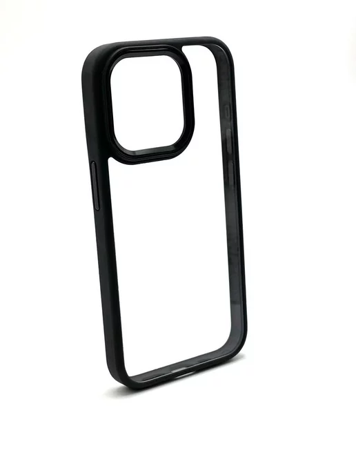 1case Чехол на iPhone 15 PRO прозрачный силиконовый