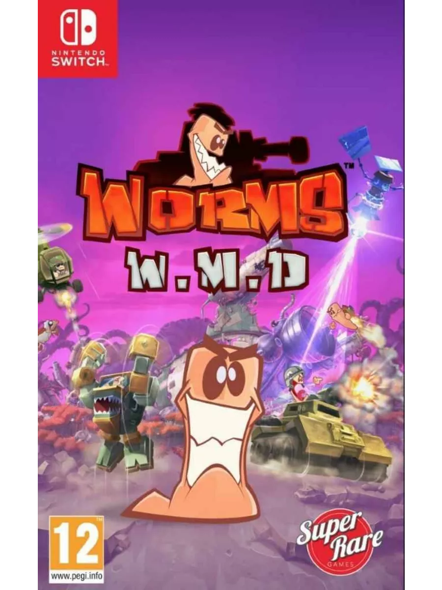 Worms W.M.D Super Rare Switch NINTENDO 216633488 Wildberries