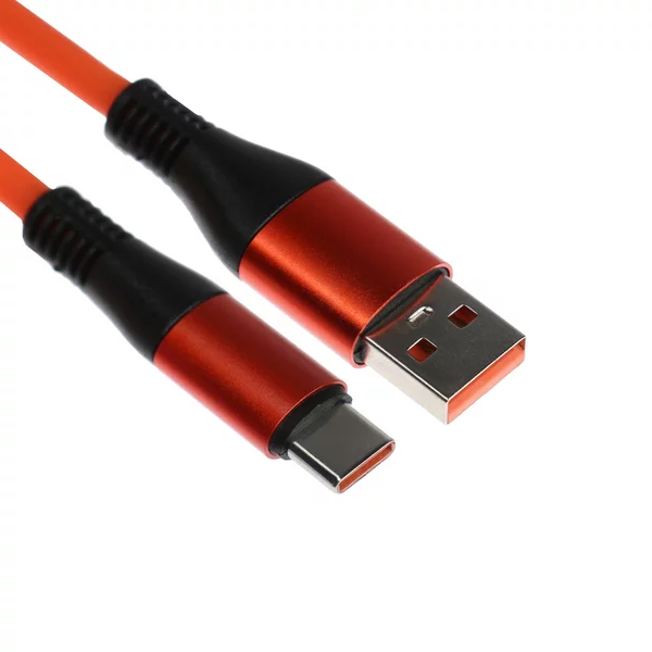 Кабель Type-C — USB, 5 A, оплётка TPE, 1 метр
