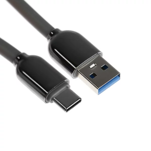 Кабель Type-C — USB, 6 А, оплётка TPE,1 метр