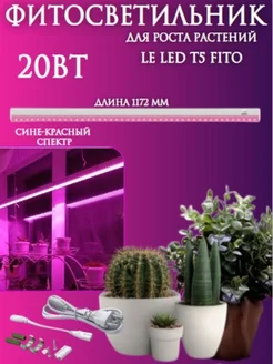 Фитосветильник LE LED T5 FITO 20W красно-синий спектр Leek 216664463 купить за 752 ₽ в интернет-магазине Wildberries