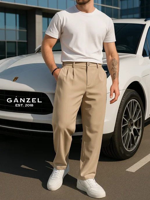 Брюки классические прямые GANZEL