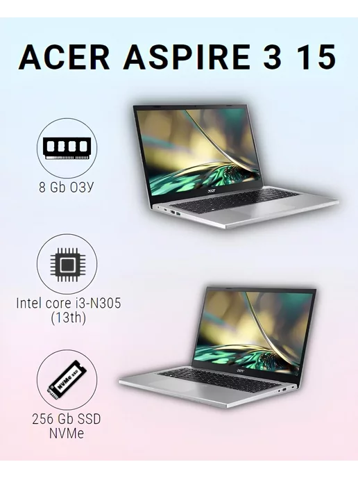 Acer Ноутбук Aspire 3 15