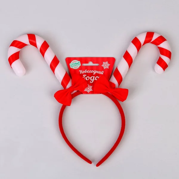 Карнавальный ободок "Конфета" бантики