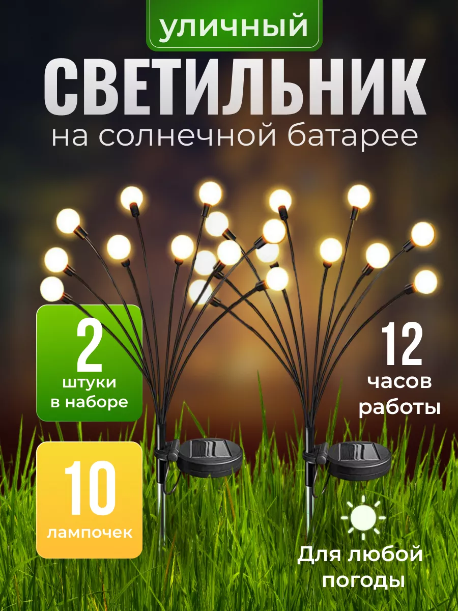 Светильник садовый на...