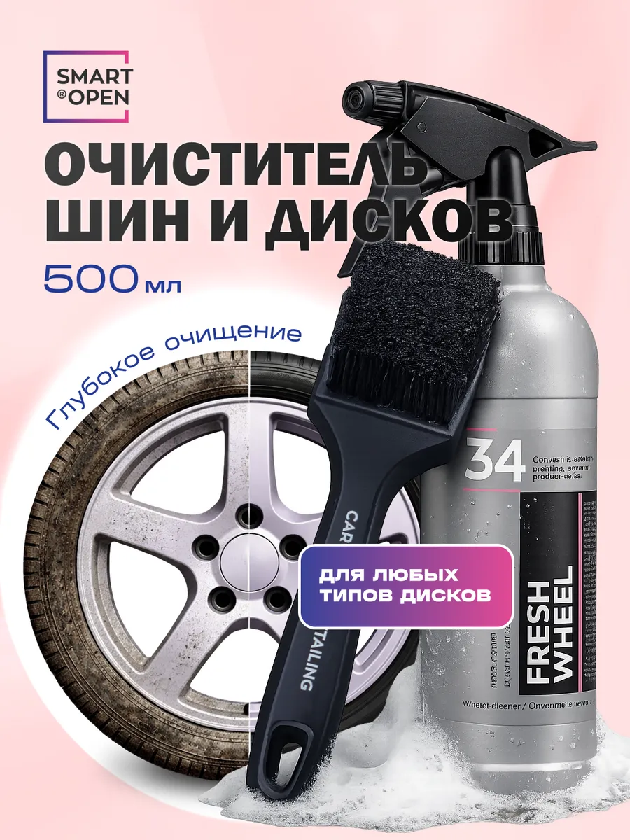 Очиститель колес дисков