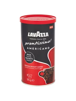 Кофе растворимый Prontissimo Americano 95 г Lavazza 216746004 купить за 1 562 ₽ в интернет-магазине Wildberries