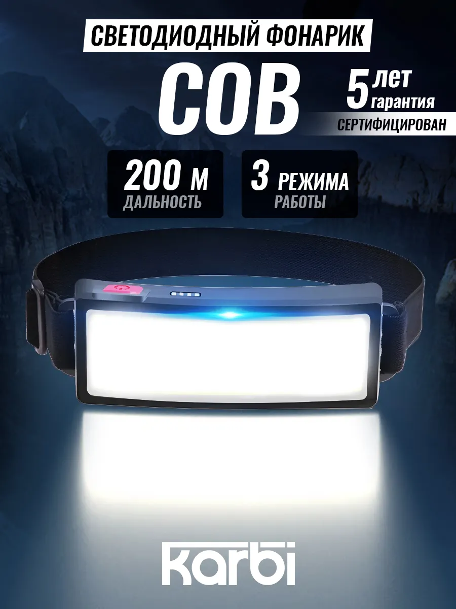 Светодиодный налобный...