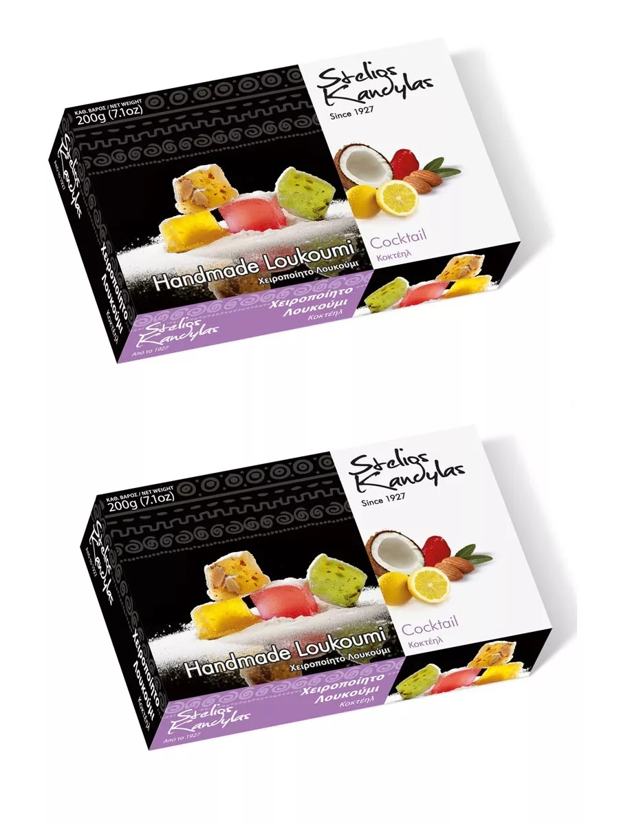 Kandys рахат лукум ассорти 200гр(Набор из 2шт)