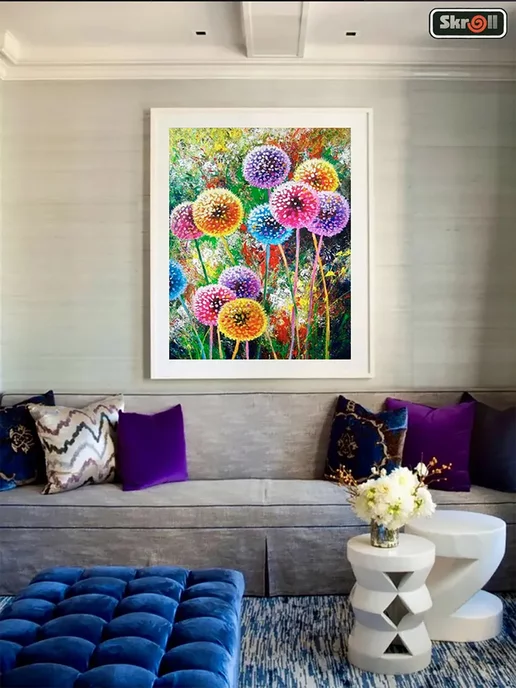 Skroll Алмазная мозаика на подрамнике 30x40, 30x40, фото 2