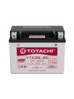 Аккумуляторная батарея CMF 20 а/ч YTX20L-BS L TOTACHI 216910935 купить за 7 019 ₽ в интернет-магазине Wildberries