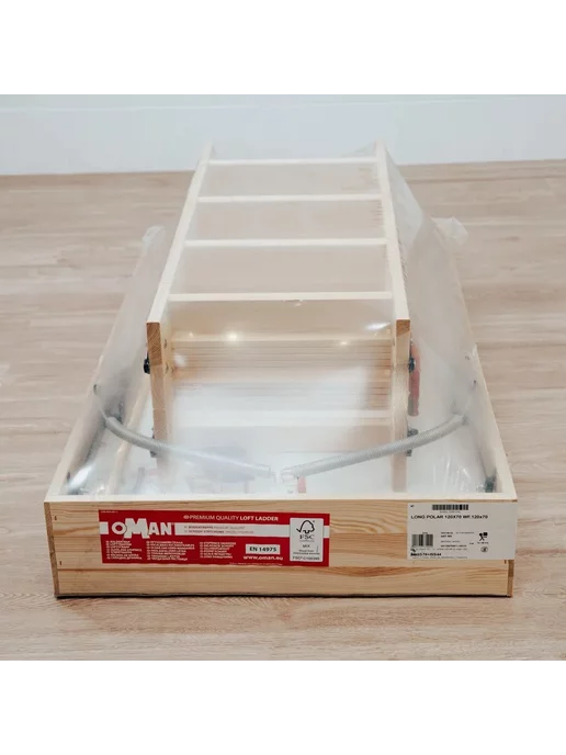 OMAN 60х120х330 чердачная лестница с люком POLAR LONG, 60x120x330, фото 7