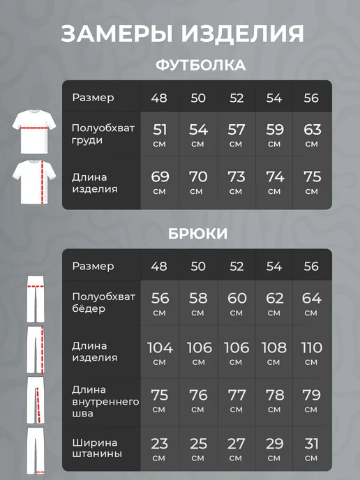 Пижама футболка со штанами, синий, фото 8