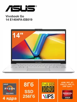 Ноутбук 14" Vivobook Go 14 Ryzen 3 7320U 8ГБ SSD 256ГБ Asus 217082992 купить за 40 185 ₽ в интернет-магазине Wildberries