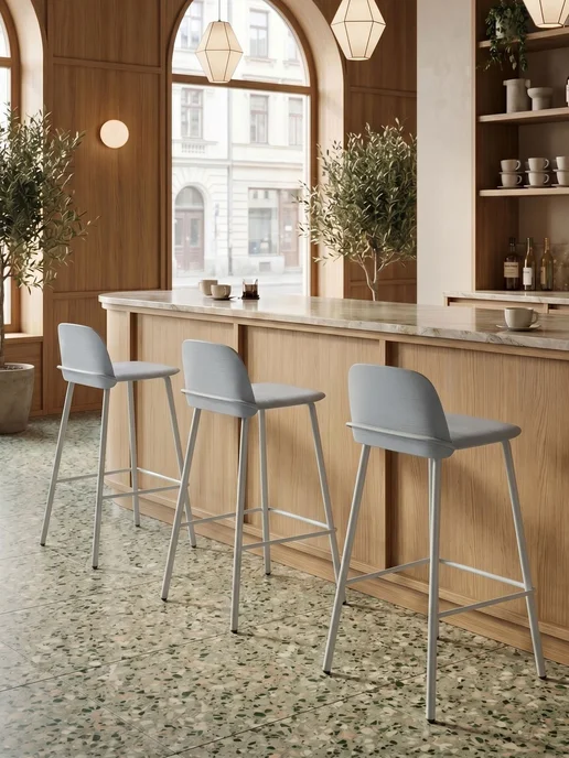 STOOL GROUP Стул полубарный Mist, голубой, фото 11