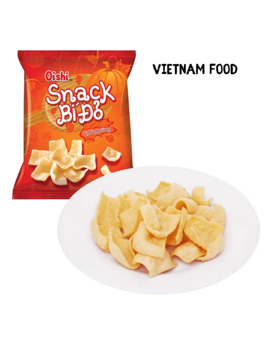 oishi Чипсы с вкусом говядины и тыквы 40г x 3шт, 40 г, 3 шт, фото 2